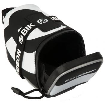 Bike Ribbon – Bolsa para sillín Sio2 Bag Big, Color Negro - Negro, tamaño 14 x 7 x 9 cm, 0.8 Liter, Volumen Liters 0.8