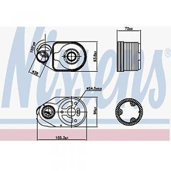 Nissens 90796 Bloque de Motor