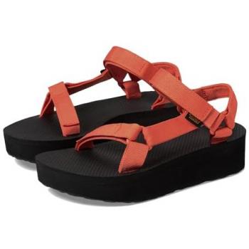 Teva Women's Flatform Universal Sandals - Orange, Size 38 (US 7)