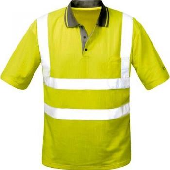 Camisa Polo Alta Visibilidad Talla 2XL Bernd Amarillo