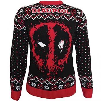 Sudadera Navideña Deadpool Talla M Multicolor