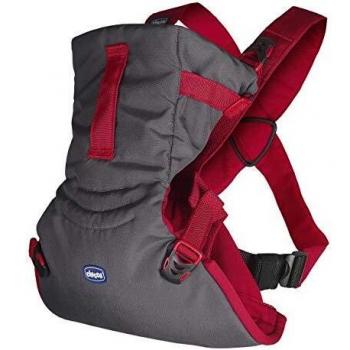 Chicco Easy Fit Mochila ergonómica portabebé, de 0 a 9 kg, color rojo