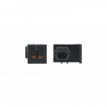 Kramer Electronics TS-201U Black Universal Power Socket Module