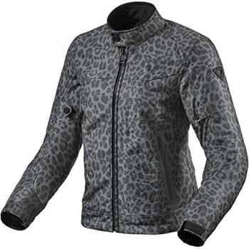 Revit Chaqueta Shade H2O para motocicletas para damas - Gris/Negro (XL)