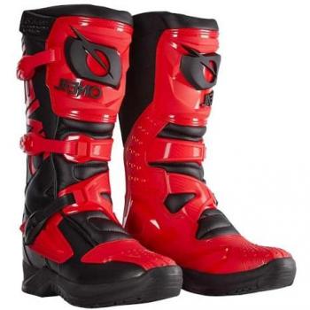 Botas de Motocross O'Neal RSX Negro-Rojo Talla 46