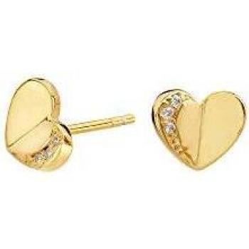 ITEMPORALITY Pendientes Coraz??n Oro SEA-201-030-UU