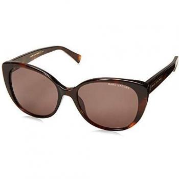 Marc Jacobs Cat Eye Sunglasses for Women - Havana Glitter Grey, One Size