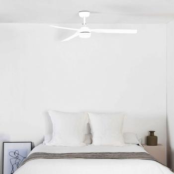 Ventilador de techo Punt M blanco con 3 palas
