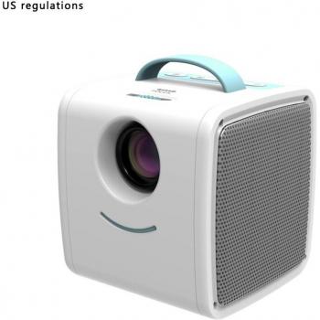 Mini Proyector Q2 Educativo para Niños, Proyector LED Inalámbrico con Wi-Fi para Padres e Hijos, Beamer de Pantalla para el Hogar