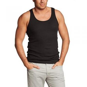 Jack & Jones Rib Tank Top 1-2-3 2014 Org Noos Camiseta de Tirantes, Negro, XXL para Hombre