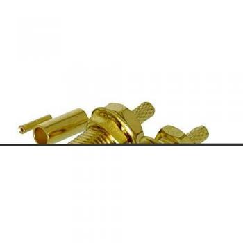 Conector SMA hembra con anillo chapado en oro, 2 unidades
