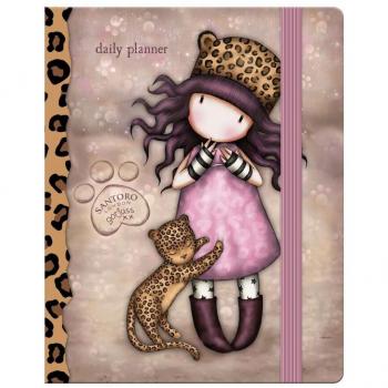 Agenda Diaria con Elástico Gorjuss™ 'Purrrrrfect Love'