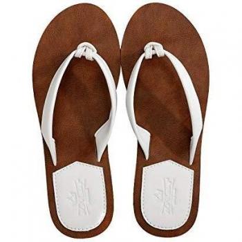 AXBOXING Chanclas Mujer Flip Flop PU Cuero Simple Elegante Sommer Sandalias Verano Suave Ligeras Playa Vacaciones Antideslizantes Tamaño 36-41