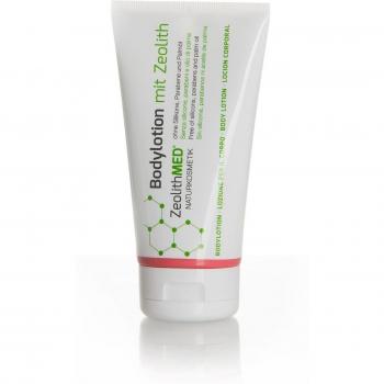 Leche Corporal con Zeolita 150ml, sin silicona, parabenos ni aceite de palma, cosméticos naturales