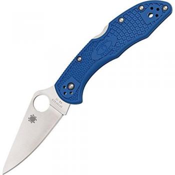 Spyderco Delica 4 Blue C11FPBL Pocket Knife