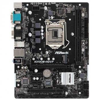 Placa ASROCK H310CM-HDVP/DASH,Intel,1151,H310,MATX