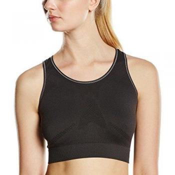 SALEWA Funktions-BH Light Fit W Sujetador, color negro, talla del fabricante: M