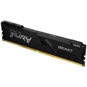 Memoria RAM Kingston FURY Beast 16GB DDR4 3200MHz CL16 para Ordenadores de Sobremesa
