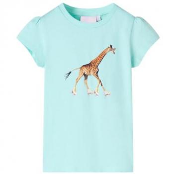 Camiseta Infantil Aguamarina Claro 92