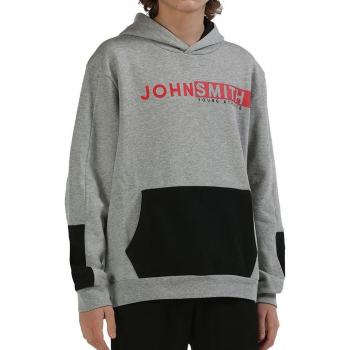 John Smith Sudadera Bolle Jr con Gorro Gris - Modelo VIG 151
