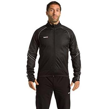 Izas Albos - Chaqueta de ciclismo para hombre, color negro, talla XXL