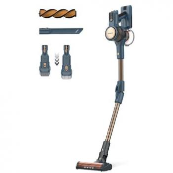 Aspirador Escoba Taurus Homeland Digital Flex 2 en 1 Batería Sin Bolsa 0,5 L 350W Autonomía 60 min Azul, Negro, Oro