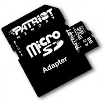 Patriot Memory PSF4GMCSDHC10 4GB MicroSD memoria flash - Tarjeta de memoria