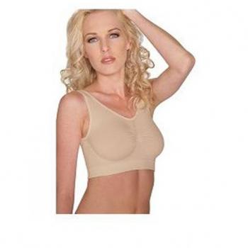 Sujetador Deportivo Comfortisse Bra sin Aros y Cómodo en Talla M Beige