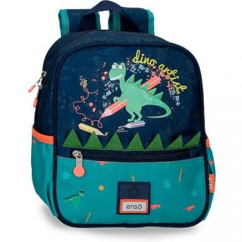 Mochila pequeña Enso Dino artist multicolor