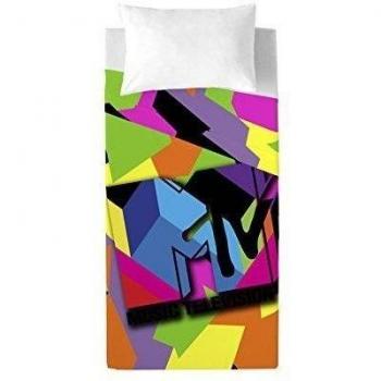 Euromoda Licencias Juego De Sábanas Mtv Geo Multicolor 160 x 270 + 145 x 100 cm
