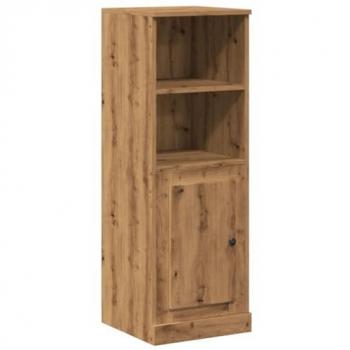 Aparador de madera de ingeniería roble artisian 36x35,5x103,5 cm marrón
