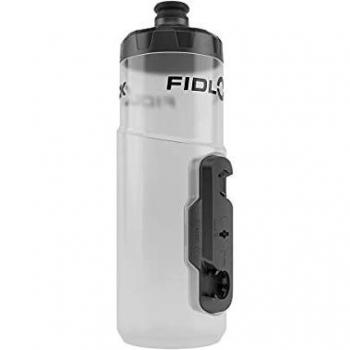 FIDLOCK Twist Single 600 Incl. Bottle Connector and Gravity Kit Transparent Botella, Adultos Unisex, Black