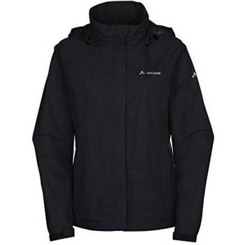 Vaude Women's Escape Bike Light Rain Jacket - Black - Size 48