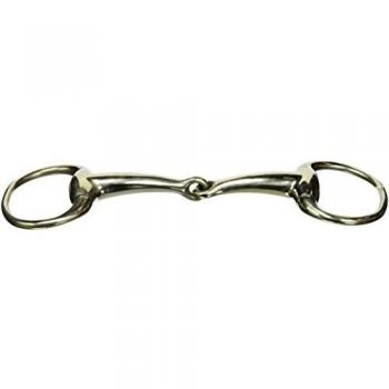 PFIFF - Bocado para Caballos de hípica, tamaño 14,5 cm, Color Plateado