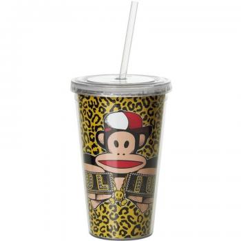 Paul Frank J-Fresh - Vaso con tapa y caña