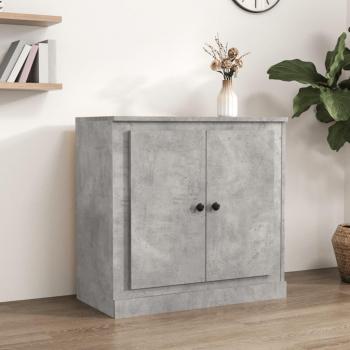 Aparador de madera contrachapada gris hormigón 70x35,5x67,5 cm Vidaxl