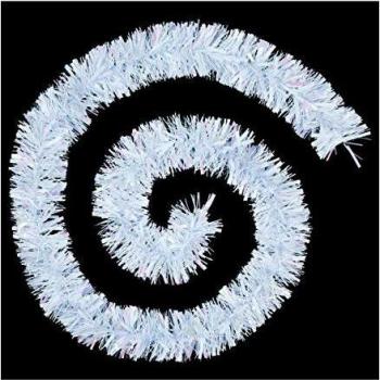 Corona de navidad blanco