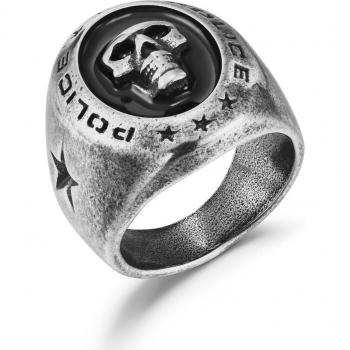 Anillo de Hombre Police Vertex de Acero Inoxidable Plateado PEAGF2212103