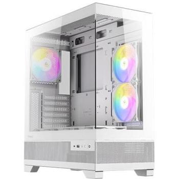 Antec CX700 ARGB Caja Midi Tower Blanca con Cristal Templado y USB Type-C, compatible ATX/M-ATX/Mini-ITX