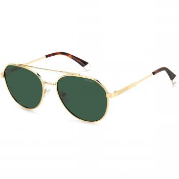 Polaroid Men's Polarized Sunglasses PLD 4119/S/X - Golden Frame with Green Lenses