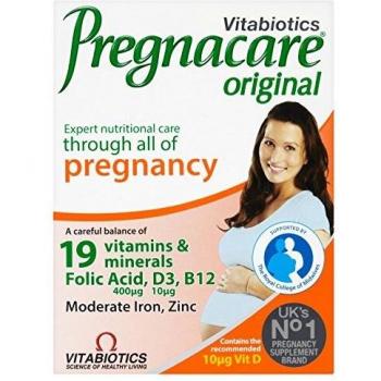 4 x Vitabiotics Pregnacare Original 30 Tablets