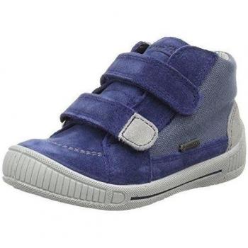 Superfit COOLY SURROUND - Zapatos primeros pasos de piel para niño azul Blau