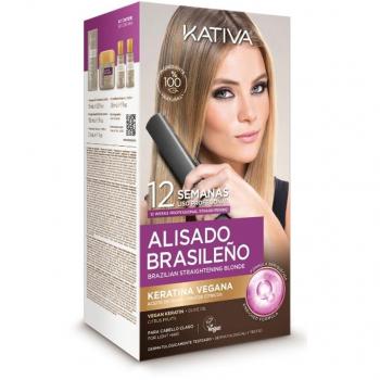 Kativa Brazilian Straightening Blonde with Vegan Keratin 1 un