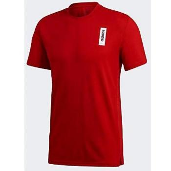 adidas M BB tee Camiseta, Hombre, Escarl, S
