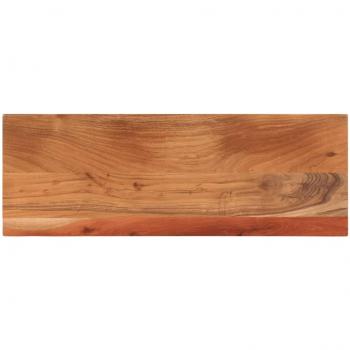 Mesa Rectangular de Madera Maciza de Acacia 70x40x3,8 cm
