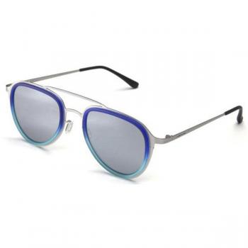 Italia Independent II 0254C 075.075 Men's Silver Sunglasses 50mm