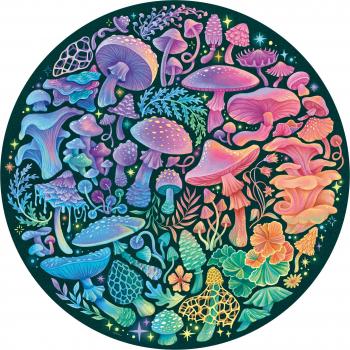 Puzzle Circular Ravensburger de 500 Piezas - Setas (Círculo de Colores)