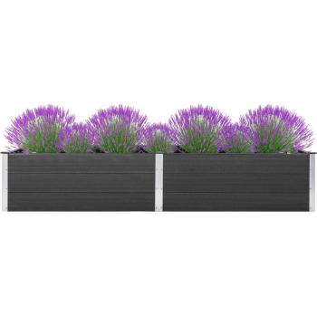 vidaXL Garden Raised Bed 200x100x54 cm WPC Grey