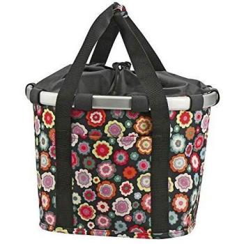 KlickFix Happy Flowers 15L Bike Basket