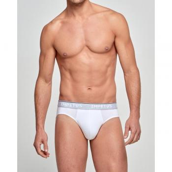 Impetus - Slip de punto de hombre Bio Cotton en color blanco (L)